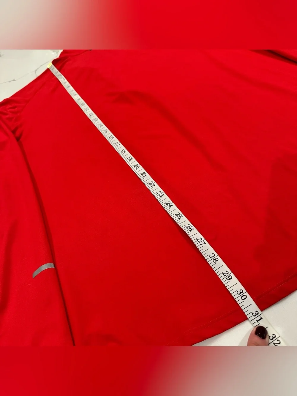 Nike Dri-Fit Running Mens 1/2 Zip Red Long Sleeve Pullover Shirt XXL Performance